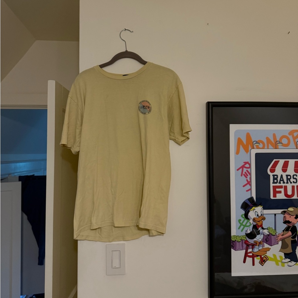 Stussy Cream Short Sleeve Tee Casual Wear